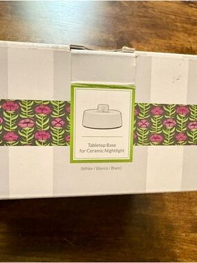 Tabletop Base for Ceramic Nightlight - White